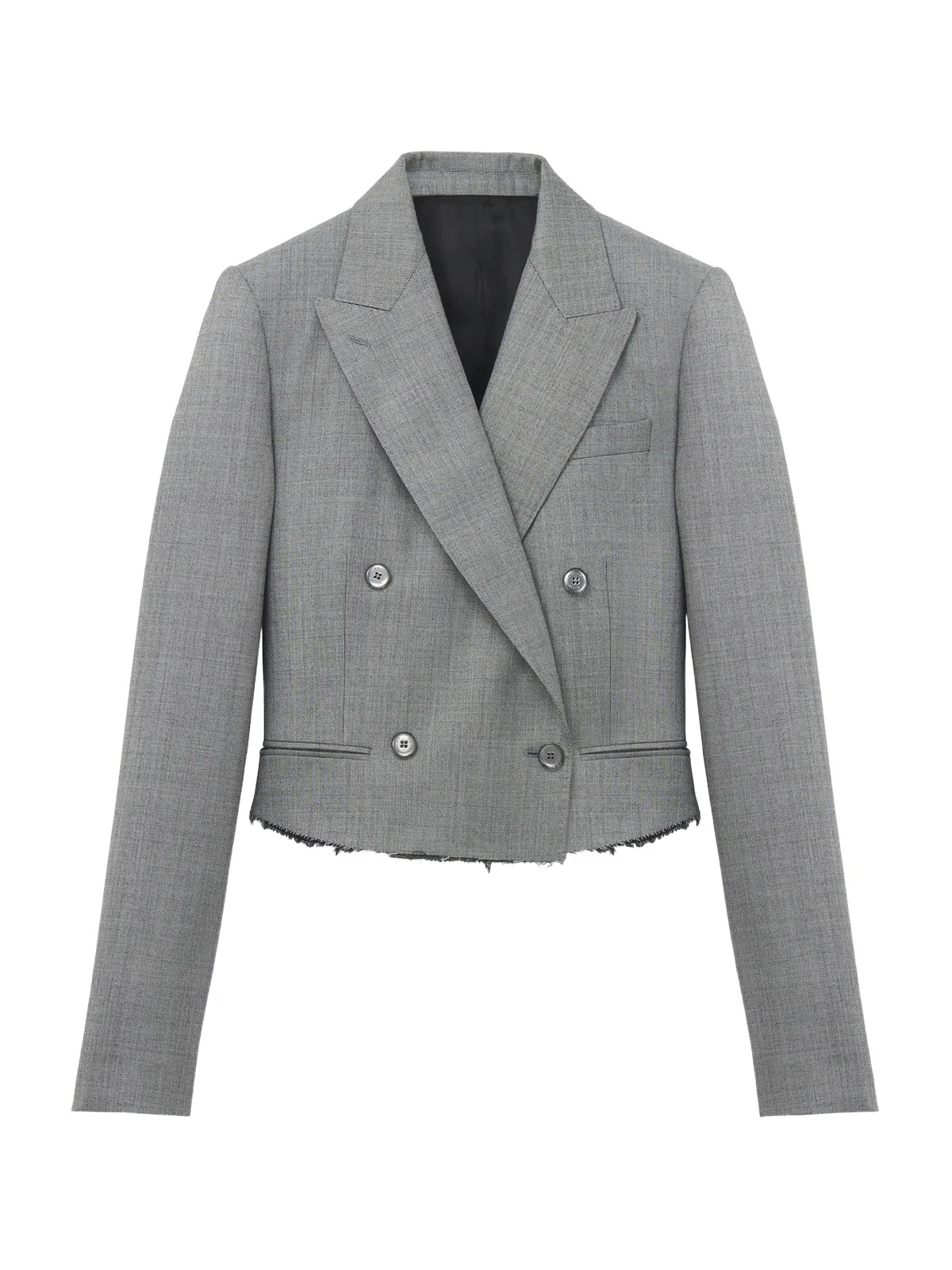 Cropped Double-breasted Jacket Cropped Double-breasted Jacket