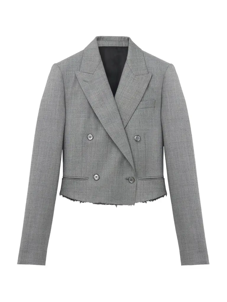 Cropped Double-breasted Jacket Cropped Double-breasted Jacket