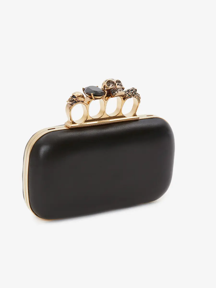 Alexander McQueen Knuckle Clutch With Chain | Thumbnail 2