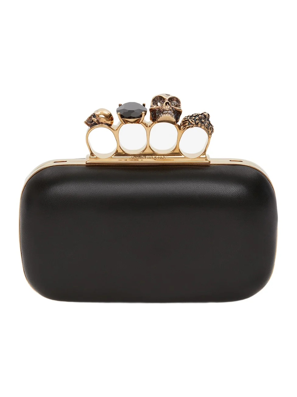 Alexander McQueen Knuckle Clutch With Chain