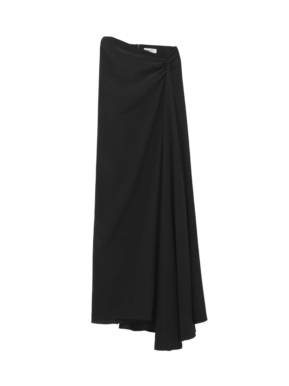 Alexander McQueen Asymmetric Waist Maxi Skirt
