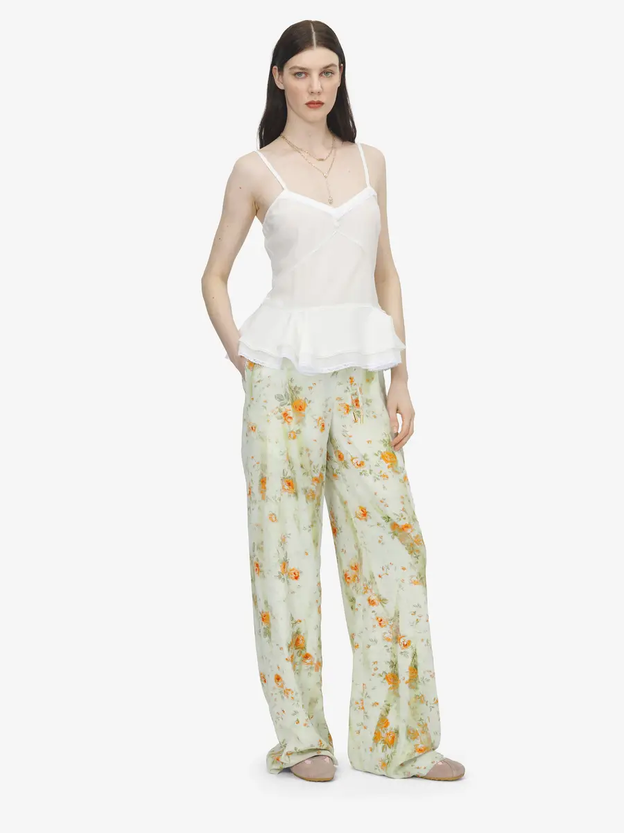 Alexander McQueen Silk Peplum Cami Top | Thumbnail 2 Alexander McQueen Silk Peplum Cami Top | Thumbnail 2