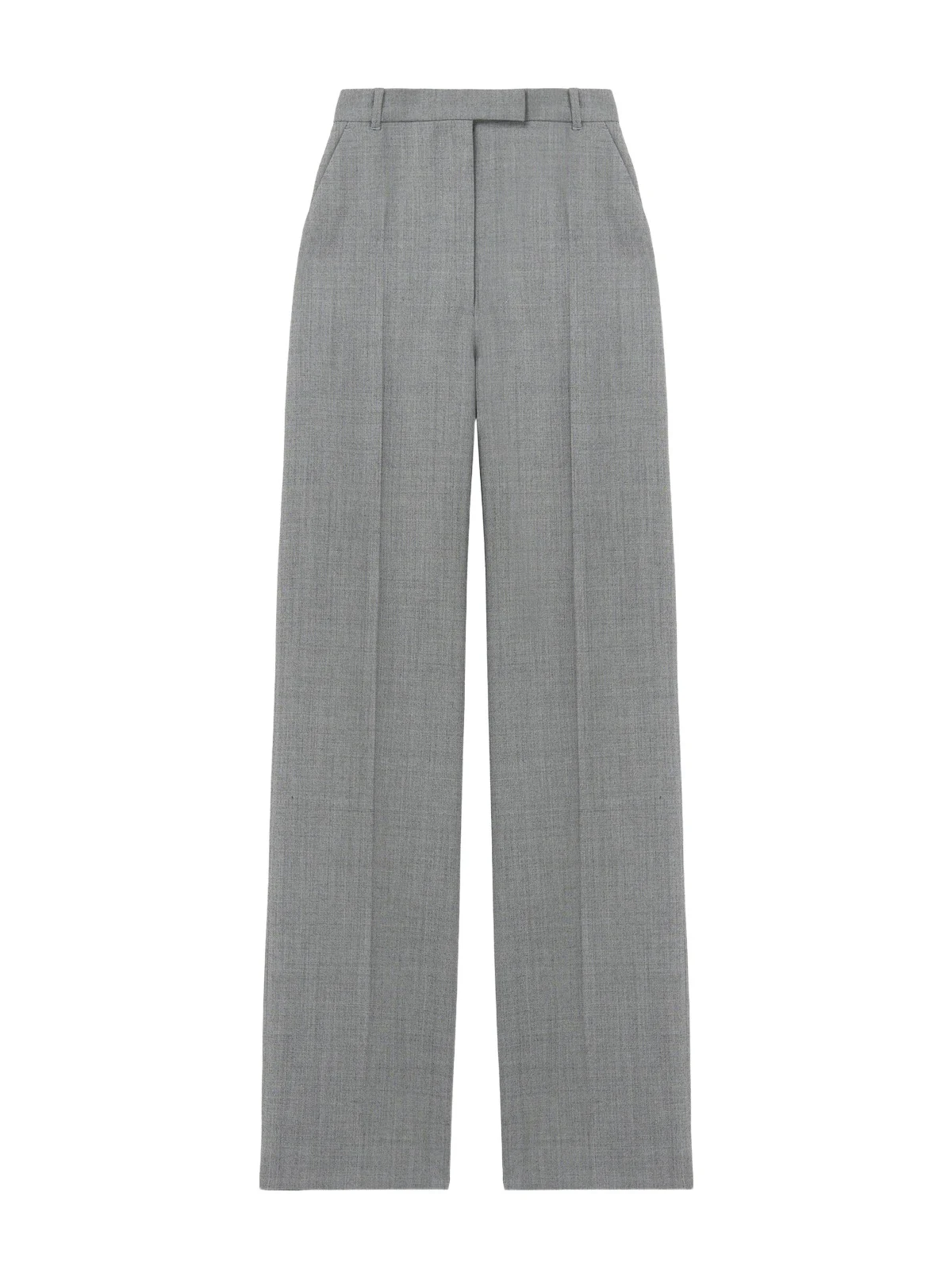 Alexander McQueen Grisaille Wool Tailored Trousers