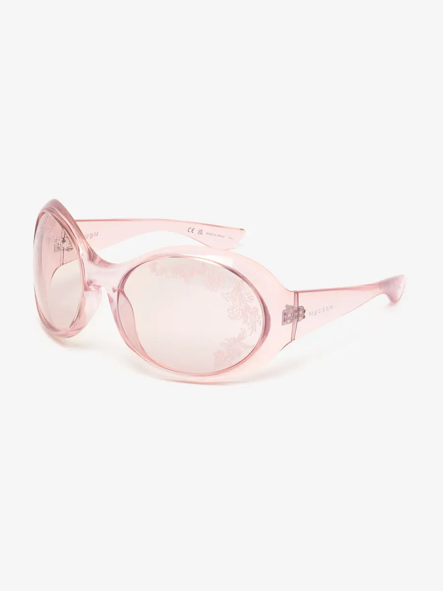 Alexander McQueen Kate Round Sunglasses | Thumbnail 2 Alexander McQueen Kate Round Sunglasses | Thumbnail 2