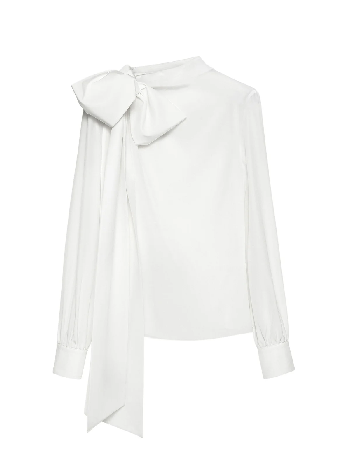Alexander McQueen Shoulder Bow Blouse