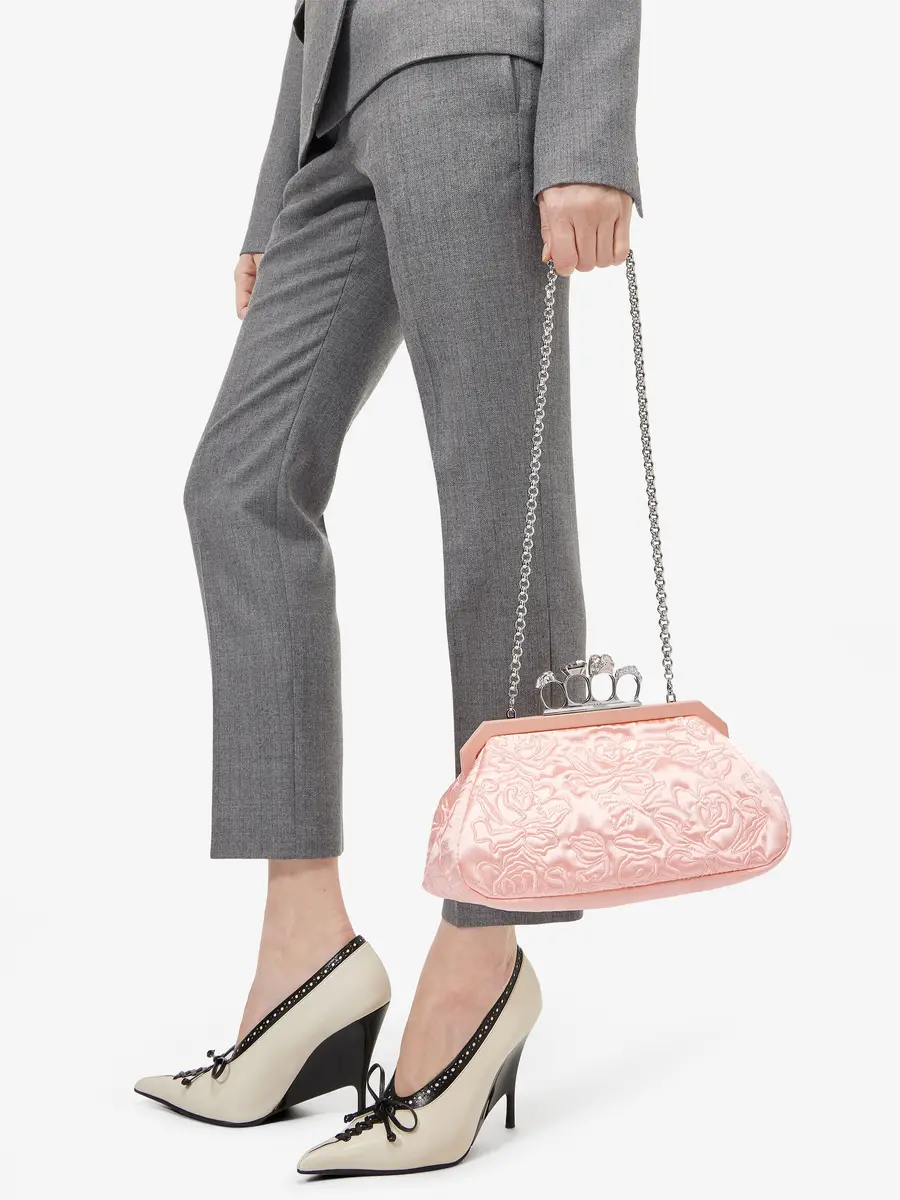 Alexander McQueen Knuckle Soft Clutch | Thumbnail 2 Alexander McQueen Knuckle Soft Clutch | Thumbnail 2