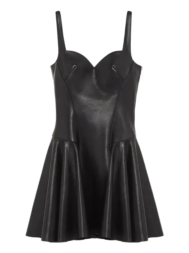 Leather Mini Dress