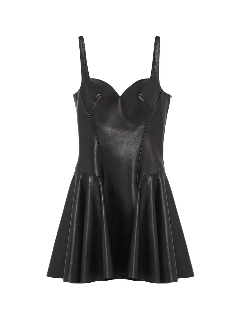 Leather Mini Dress Leather Mini Dress