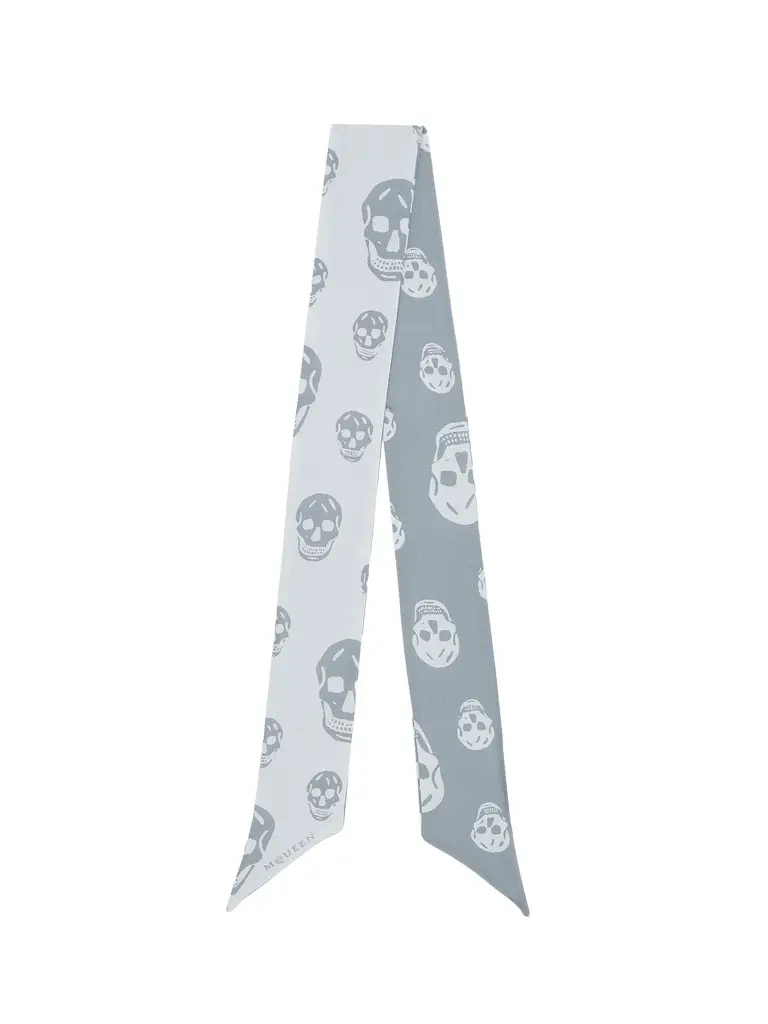 Alexander McQueen Ribbon Skull Scarf
