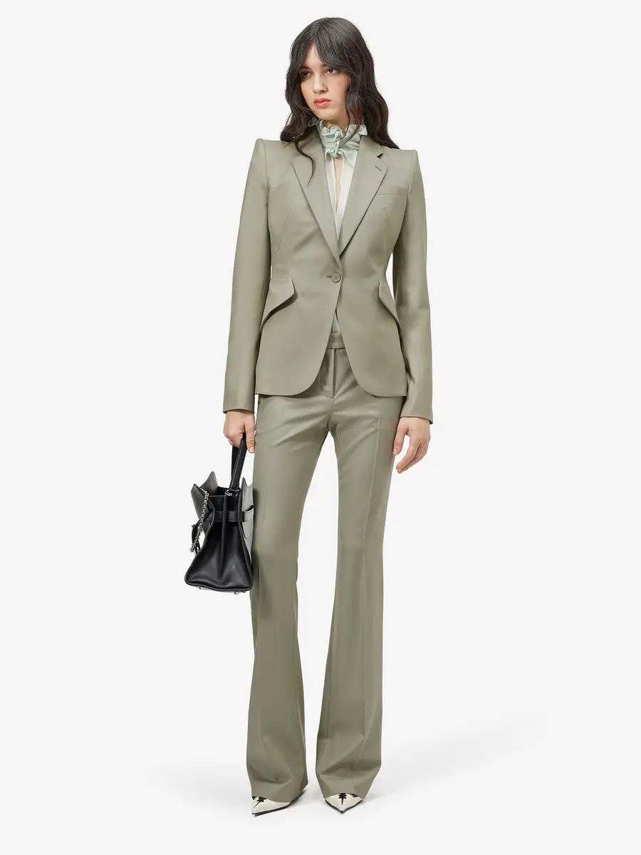 Alexander McQueen Wool Gabardine Single-breasted Jacket | Thumbnail 2