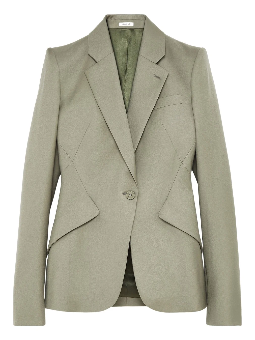 Wool Gabardine Single-breasted Jacket Wool Gabardine Single-breasted Jacket