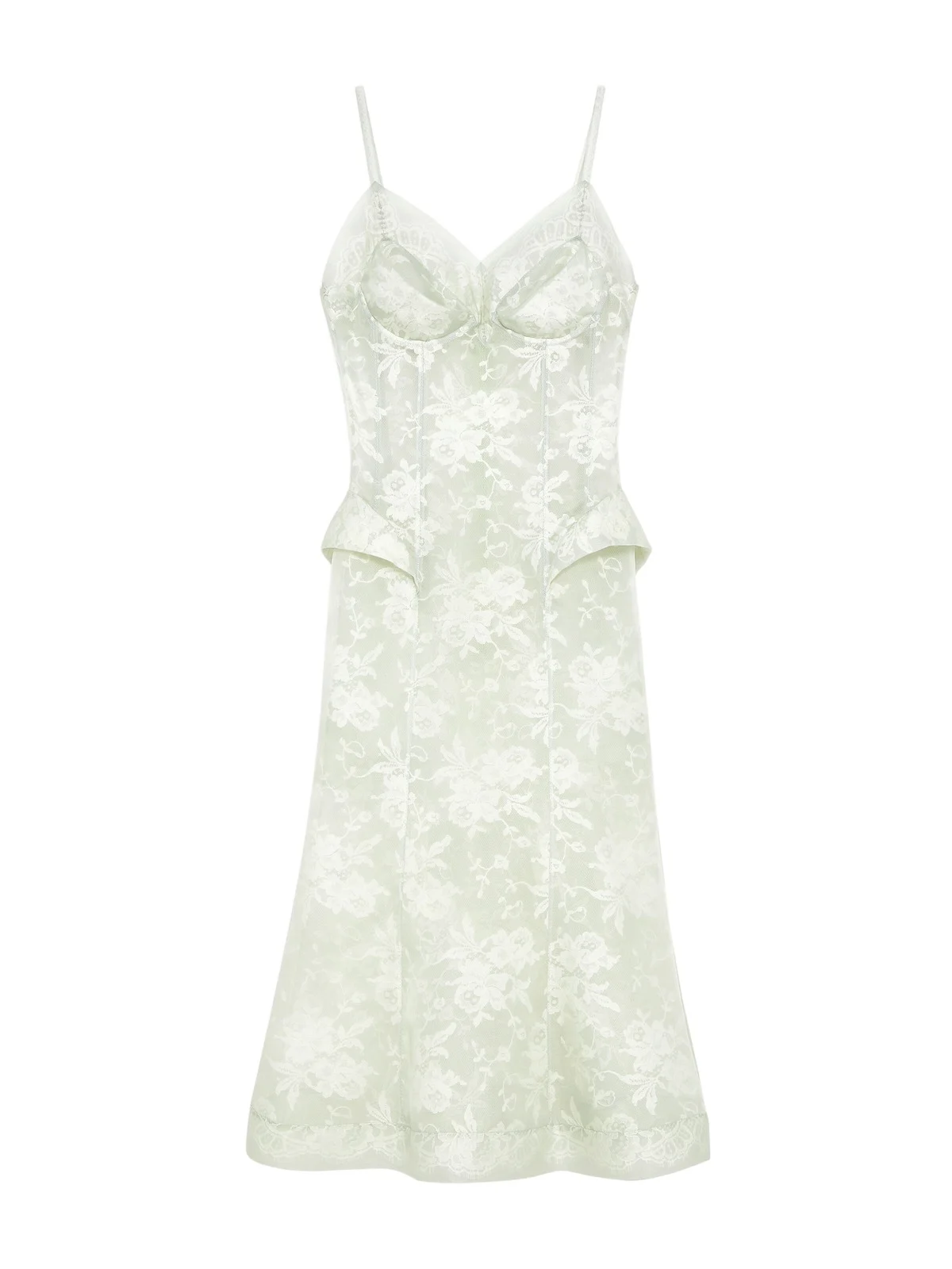 Floral Lace Midi Dress Floral Lace Midi Dress