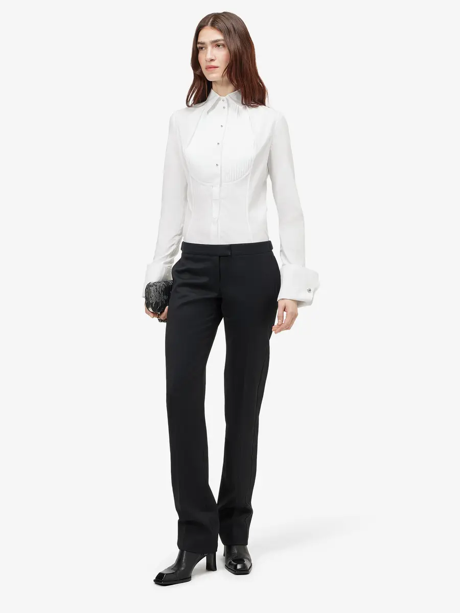 Alexander McQueen Tuxedo Striped Shirt | Thumbnail 2 Alexander McQueen Tuxedo Striped Shirt | Thumbnail 2