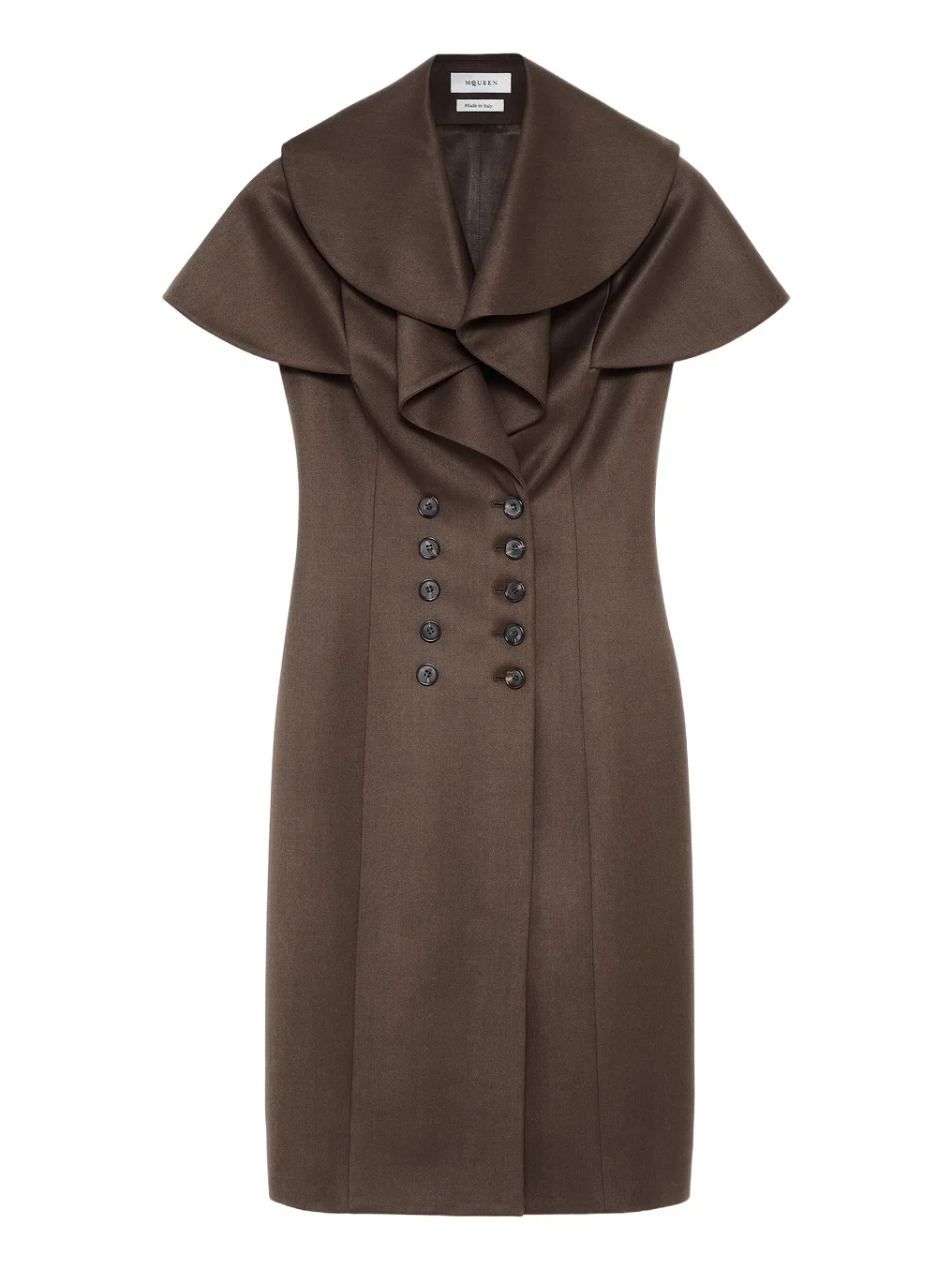 Waterfall Collar Double-breasted Dress Waterfall Collar Double-breasted Dress