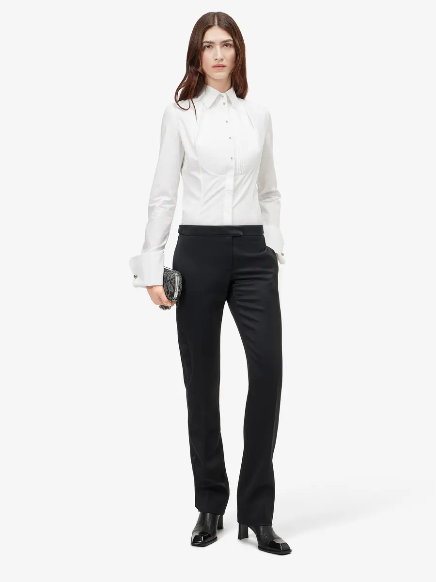 Alexander McQueen Tuxedo Trousers | Thumbnail 2 Alexander McQueen Tuxedo Trousers | Thumbnail 2