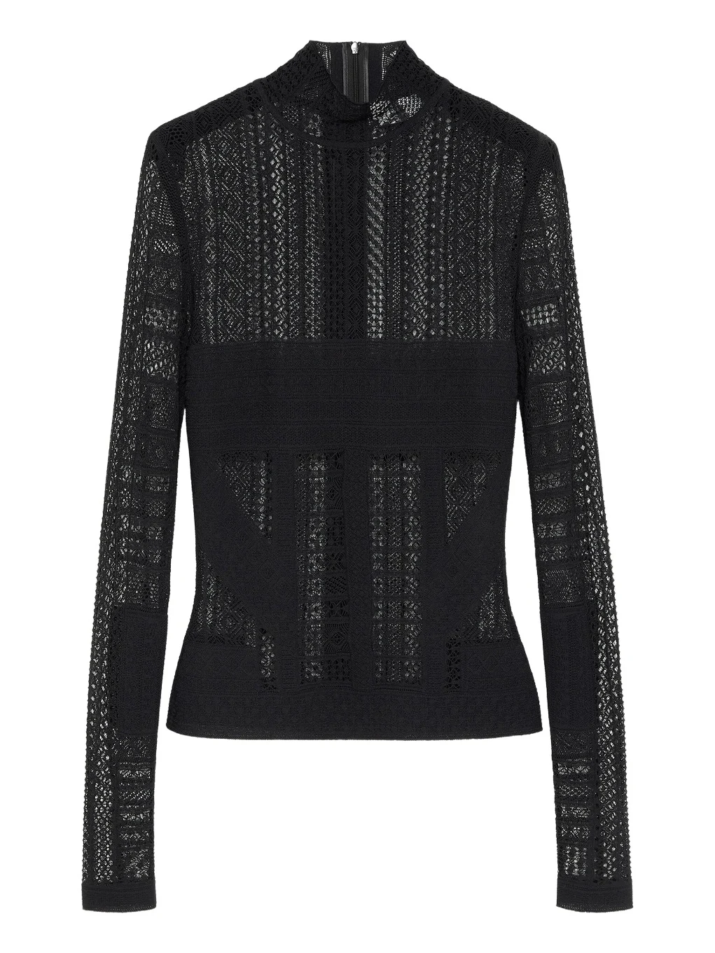 Viscose Knit Lace Top