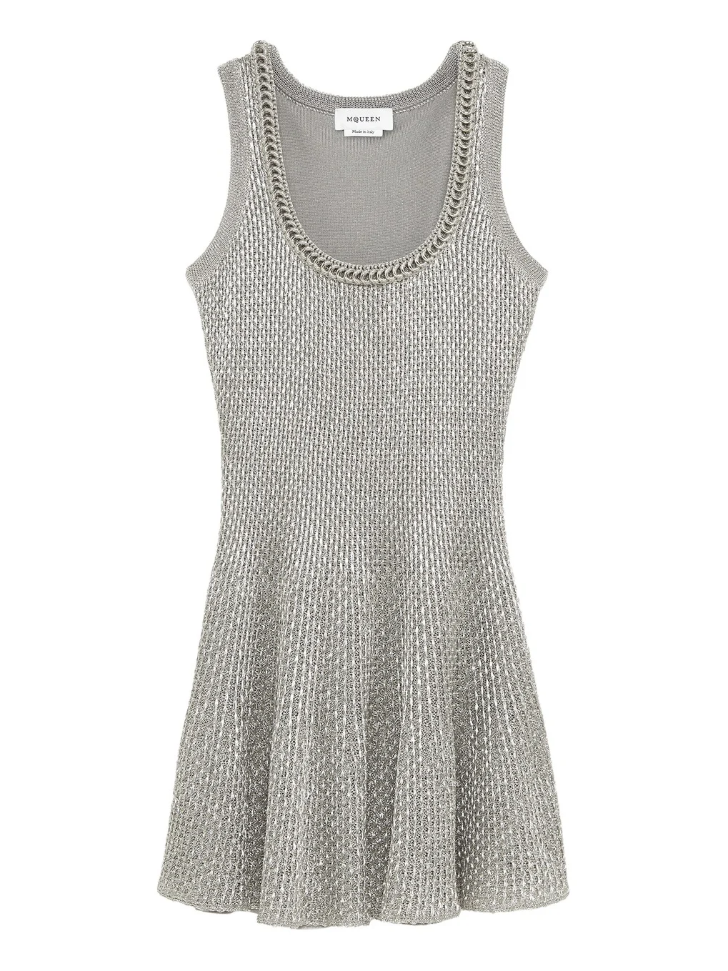 Metallic Knit Mini Dress Metallic Knit Mini Dress