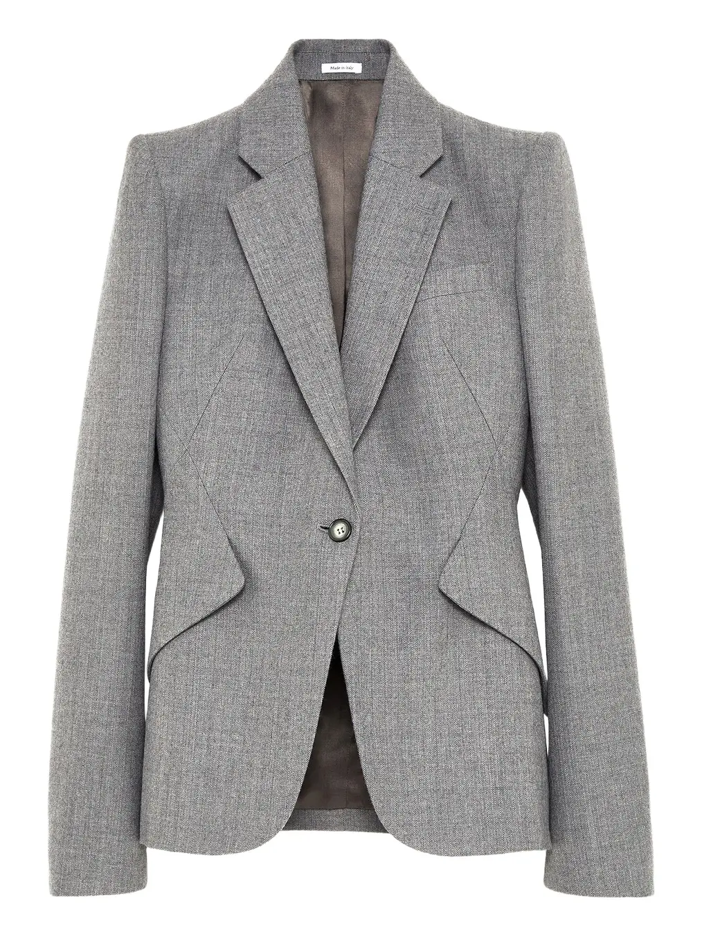 Wool Pinstripe Single-breasted Jacket