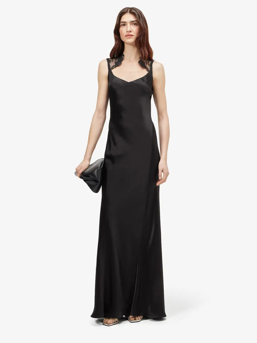 Alexander McQueen Floral Lace Evening Dress | Thumbnail 2 Alexander McQueen Floral Lace Evening Dress | Thumbnail 2