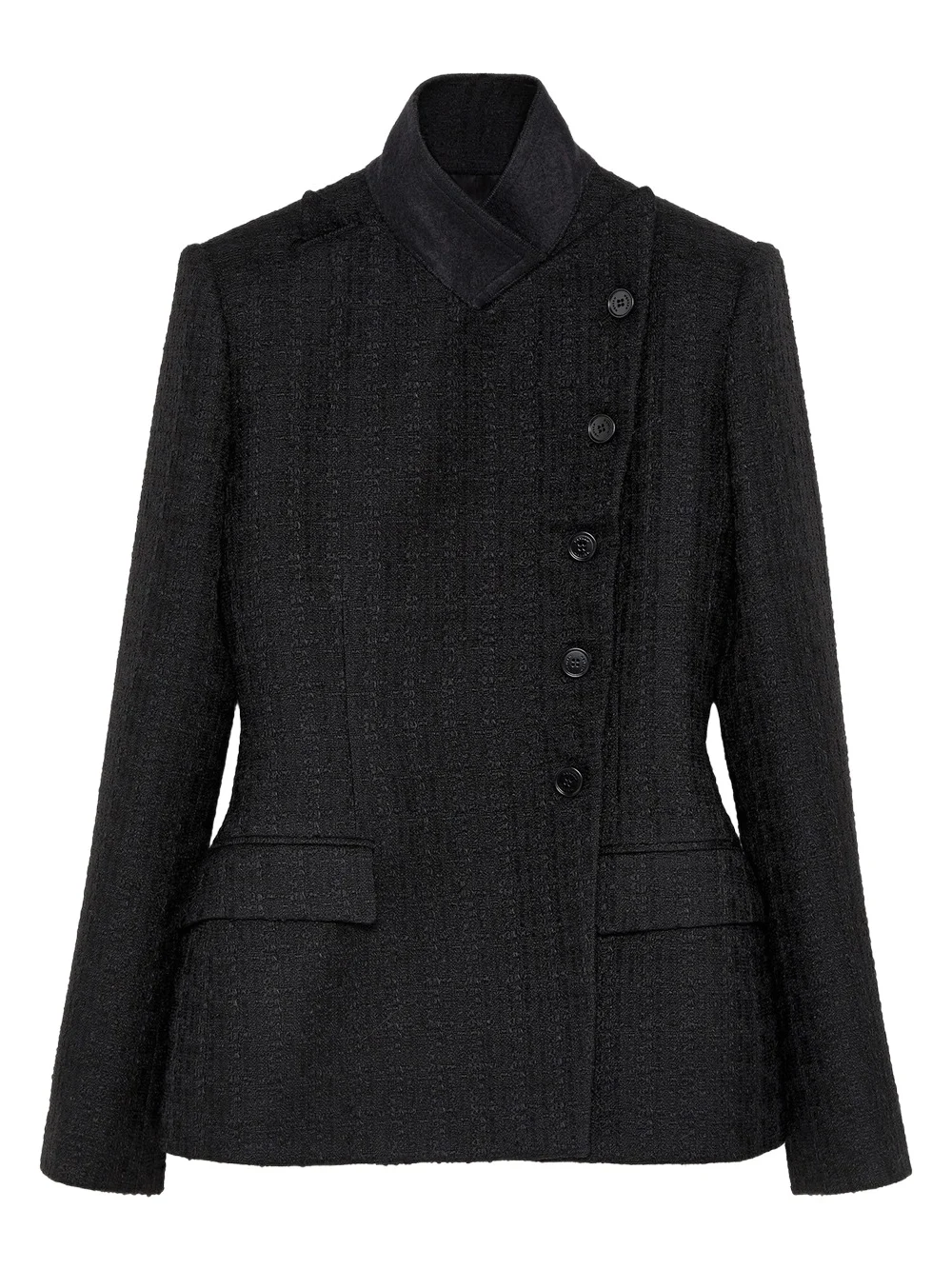 Light Tweed Single-breasted Jacket