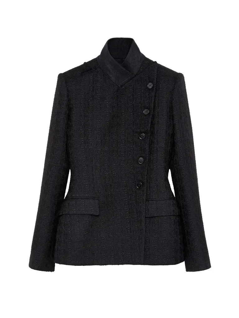 Light Tweed Single-breasted Jacket Light Tweed Single-breasted Jacket