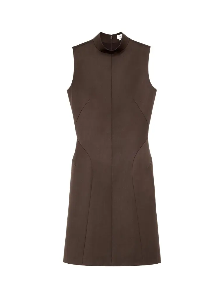 Alexander McQueen Wool Barathea Mini Dress