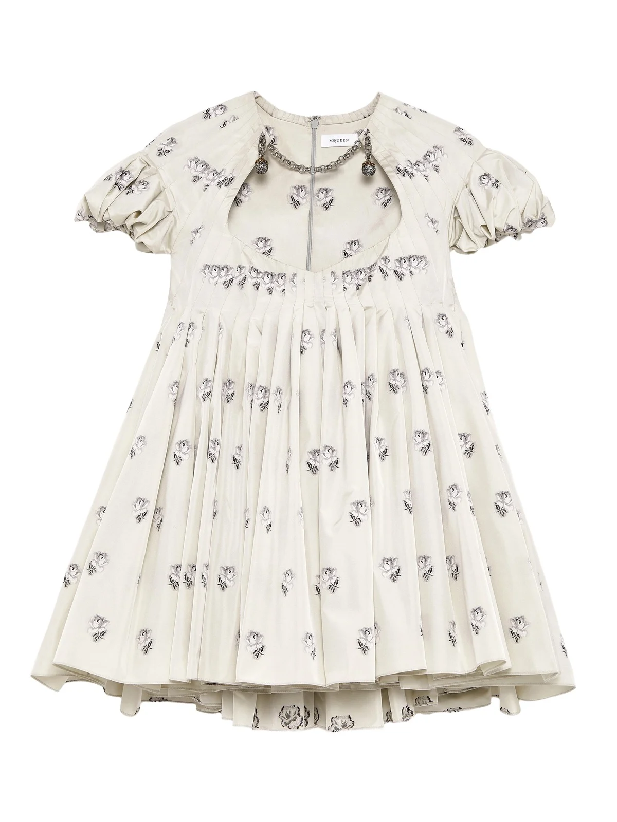 Taffeta Rose Jacquard Mini Dress Taffeta Rose Jacquard Mini Dress