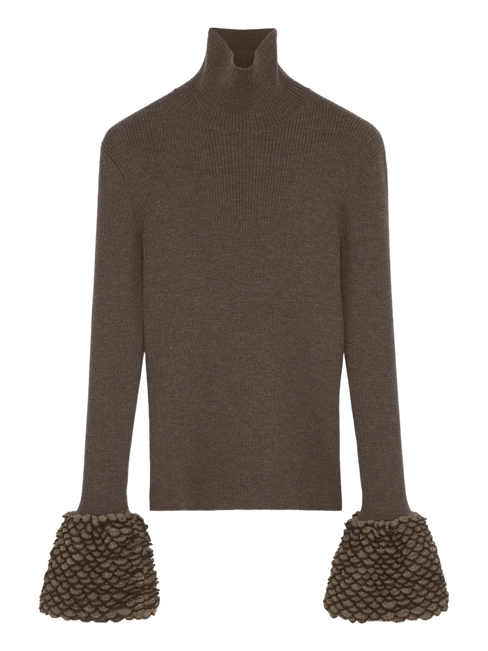 Alexander McQueen Knit Feathers Top