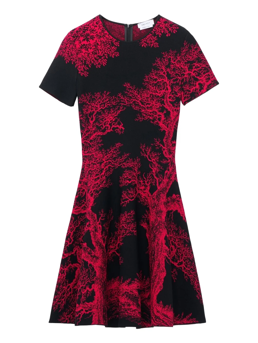 Alexander McQueen Tree Of Life Jacquard Mini Dress