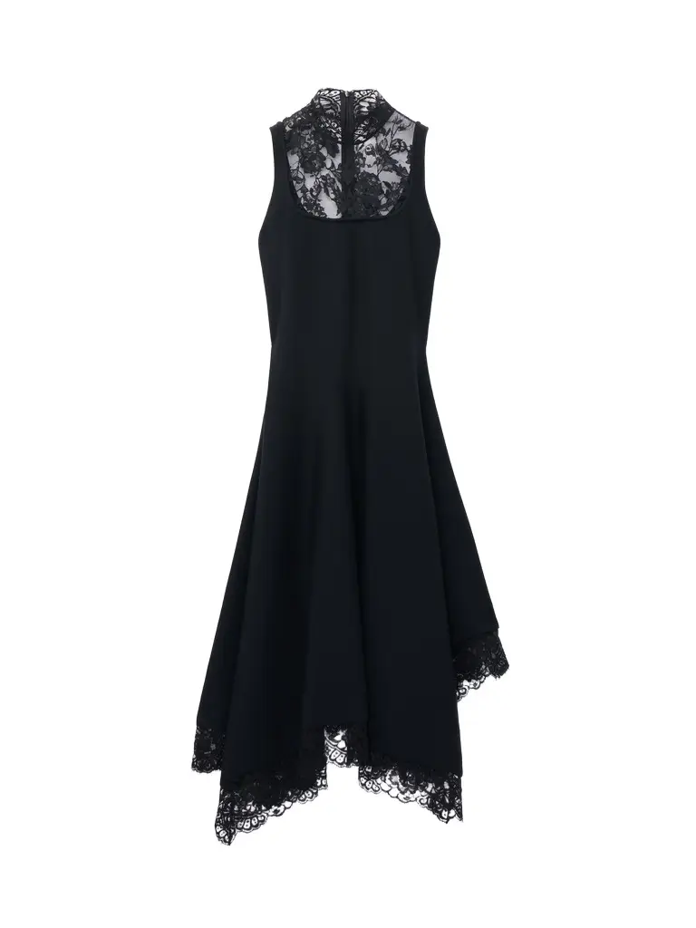 Alexander McQueen Heritage Lace Sleeveless Dress