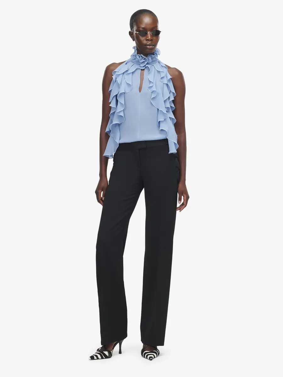 Alexander McQueen Ribbon Frogging Tailored Trousers | Thumbnail 2 Alexander McQueen Ribbon Frogging Tailored Trousers | Thumbnail 2