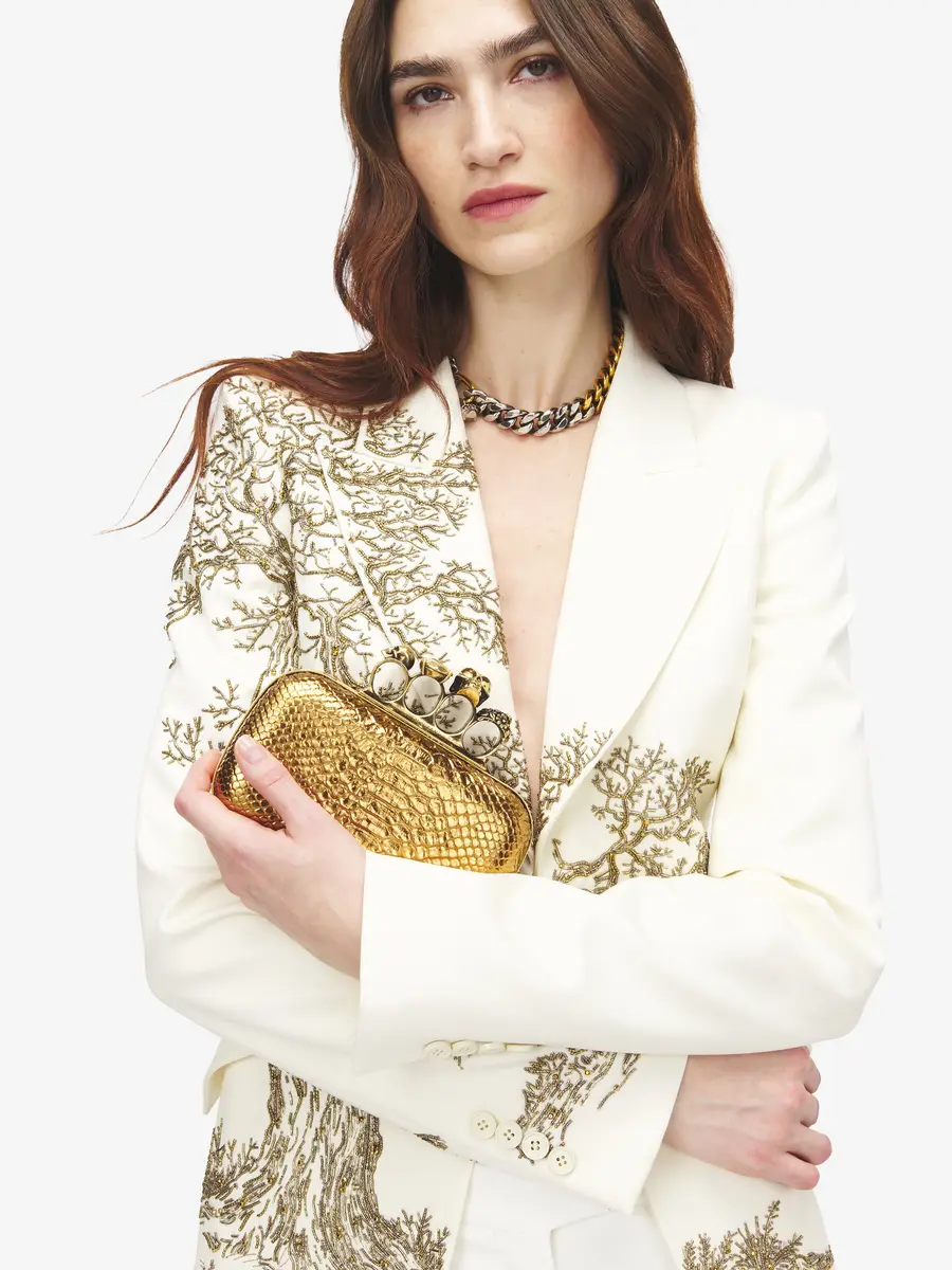 Alexander McQueen Knuckle Clutch | Thumbnail 2 Alexander McQueen Knuckle Clutch | Thumbnail 2