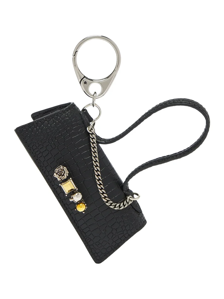 Alexander McQueen Jewelled Lipstick Case Charm
