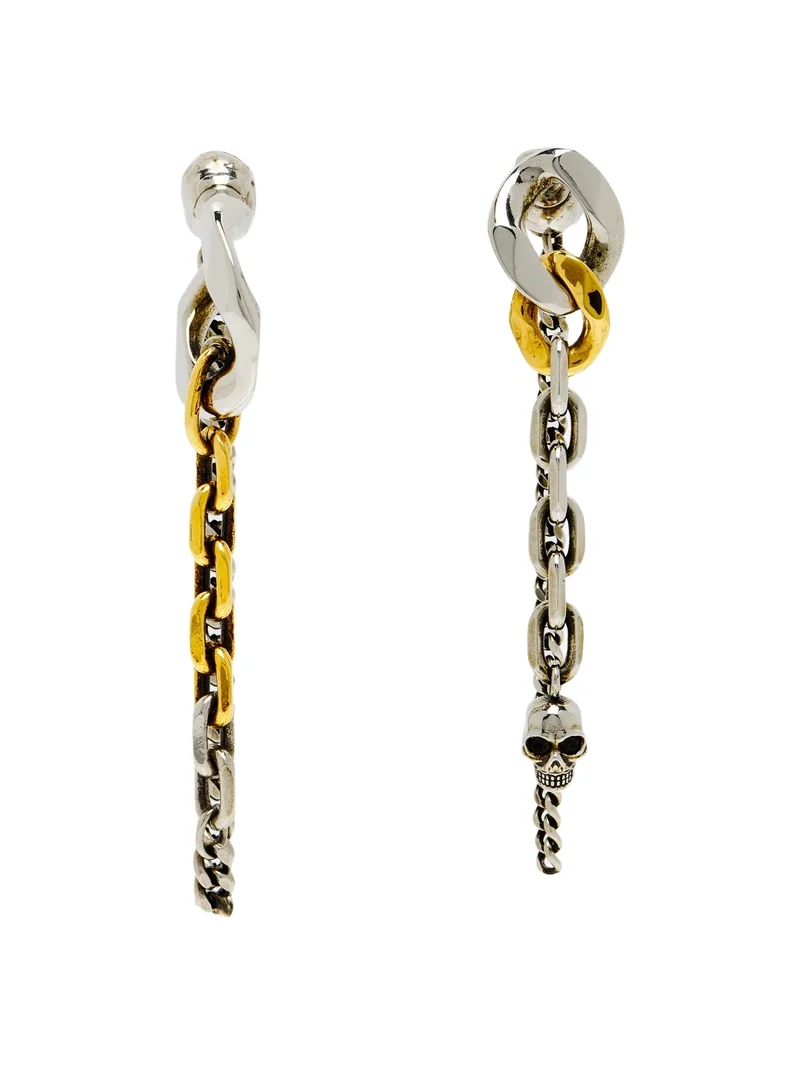 Alexander McQueen Dual Chain Earrings