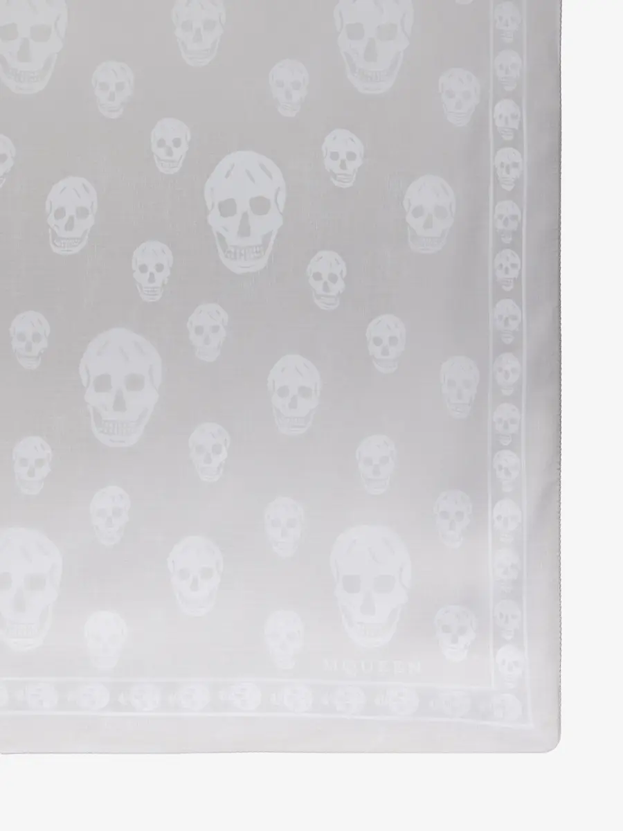 Alexander McQueen Classic Skull Scarf | Thumbnail 2 Alexander McQueen Classic Skull Scarf | Thumbnail 2