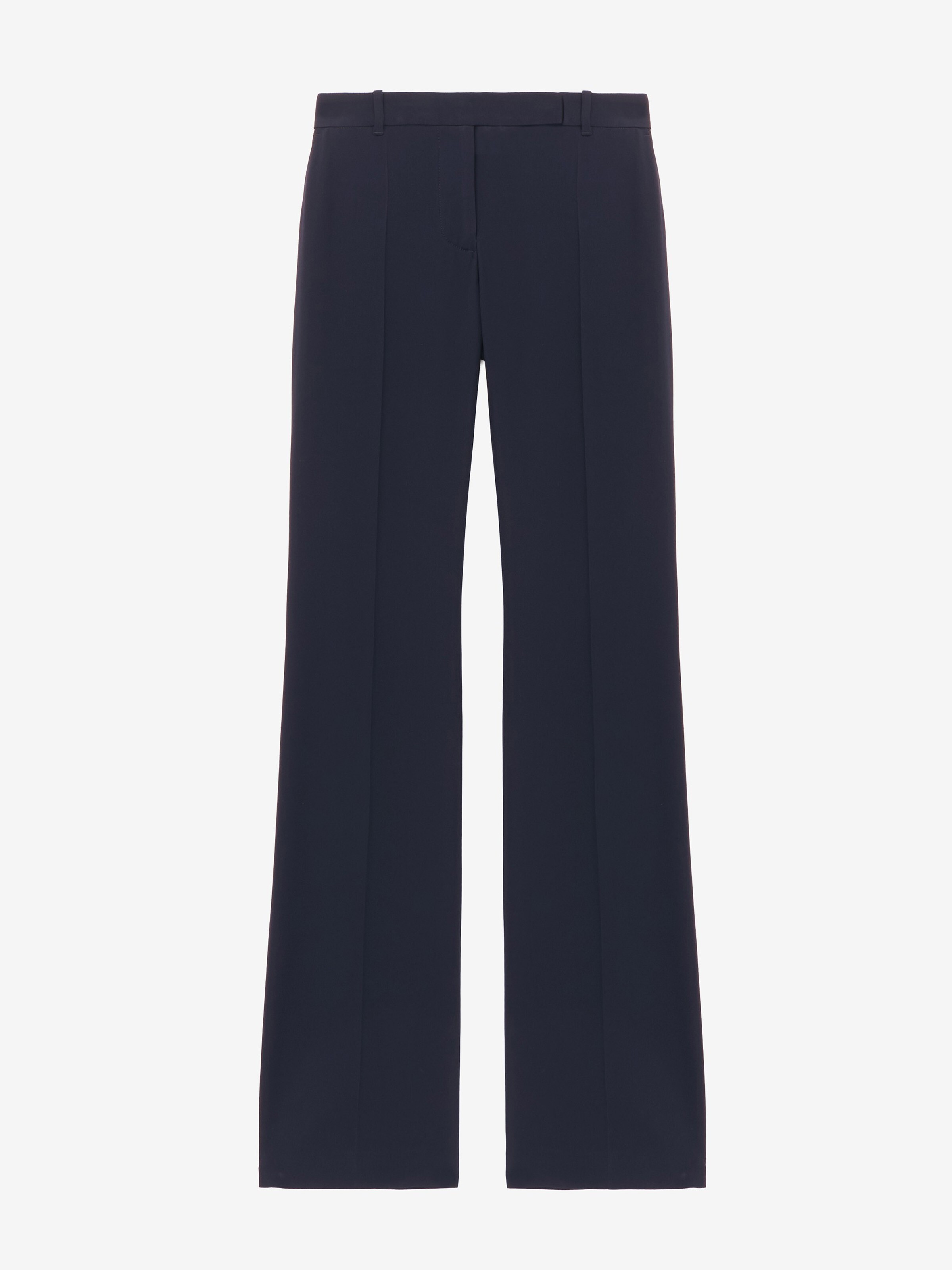 Alexander McQueen Leaf Crepe Bootcut Trousers