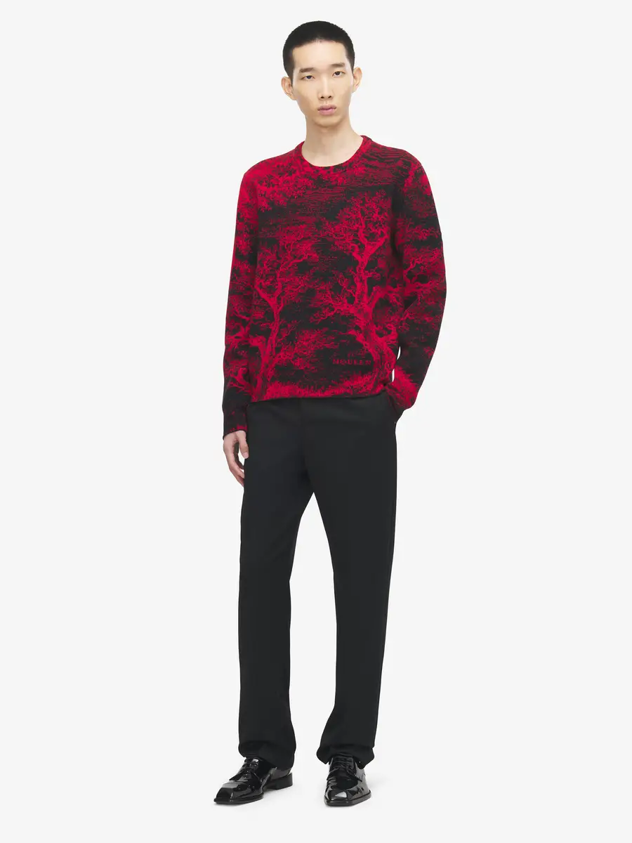 Alexander McQueen Tree Of Life Jacquard Jumper | Thumbnail 2 Alexander McQueen Tree Of Life Jacquard Jumper | Thumbnail 2