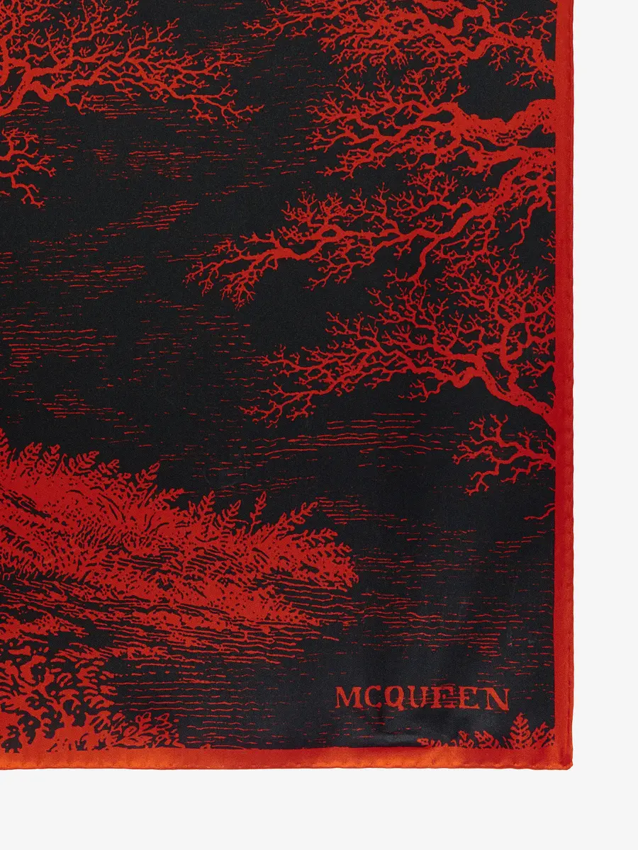 Alexander McQueen Tree Of Life Scarf | Thumbnail 2 Alexander McQueen Tree Of Life Scarf | Thumbnail 2