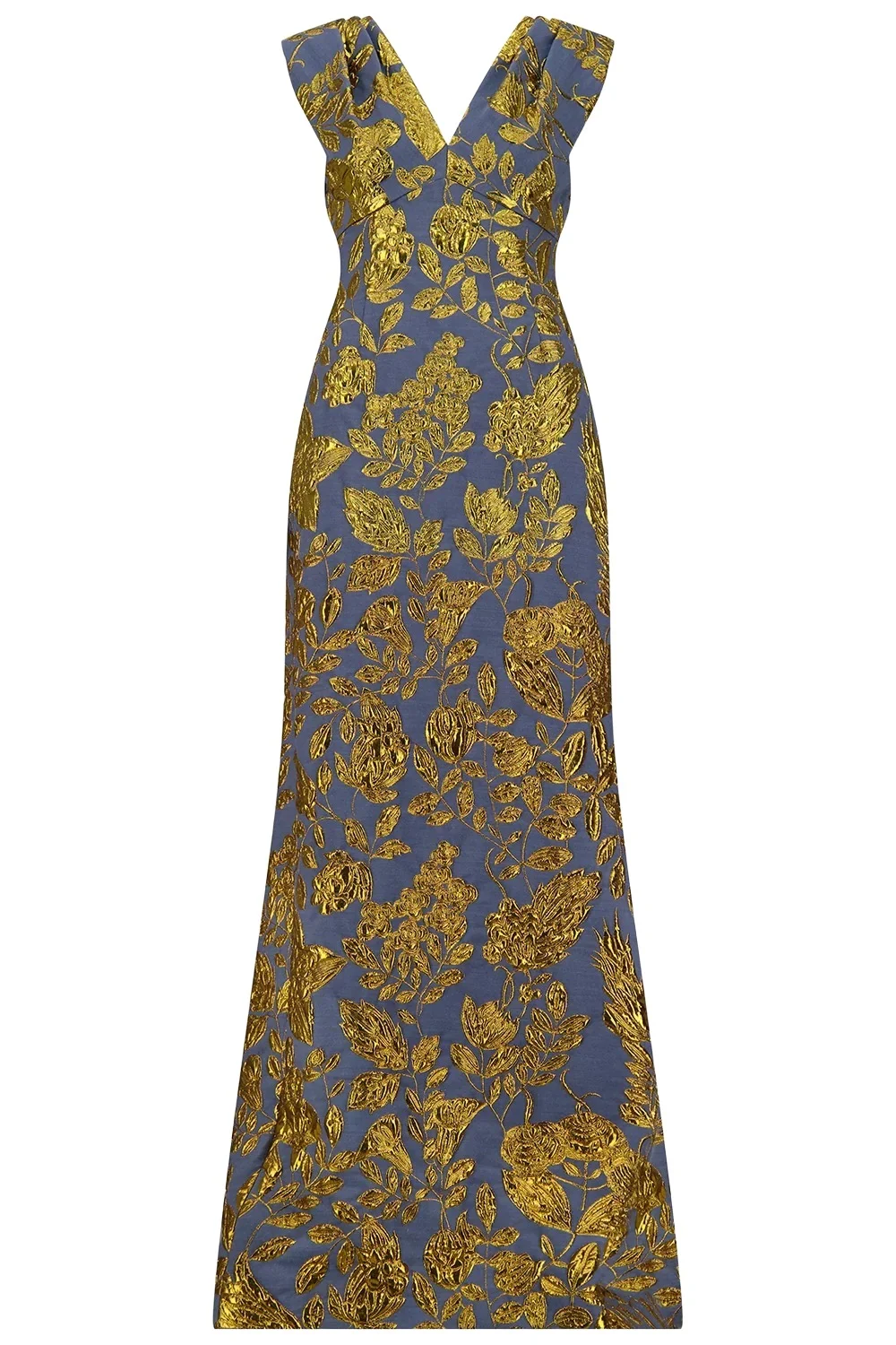 Floral V-Neck Gown Floral V-Neck Gown