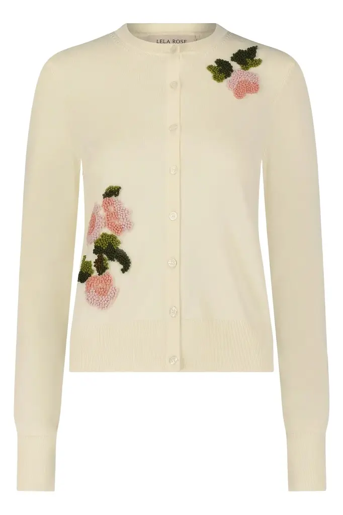 Needle Point Floral Cardigan Needle Point Floral Cardigan