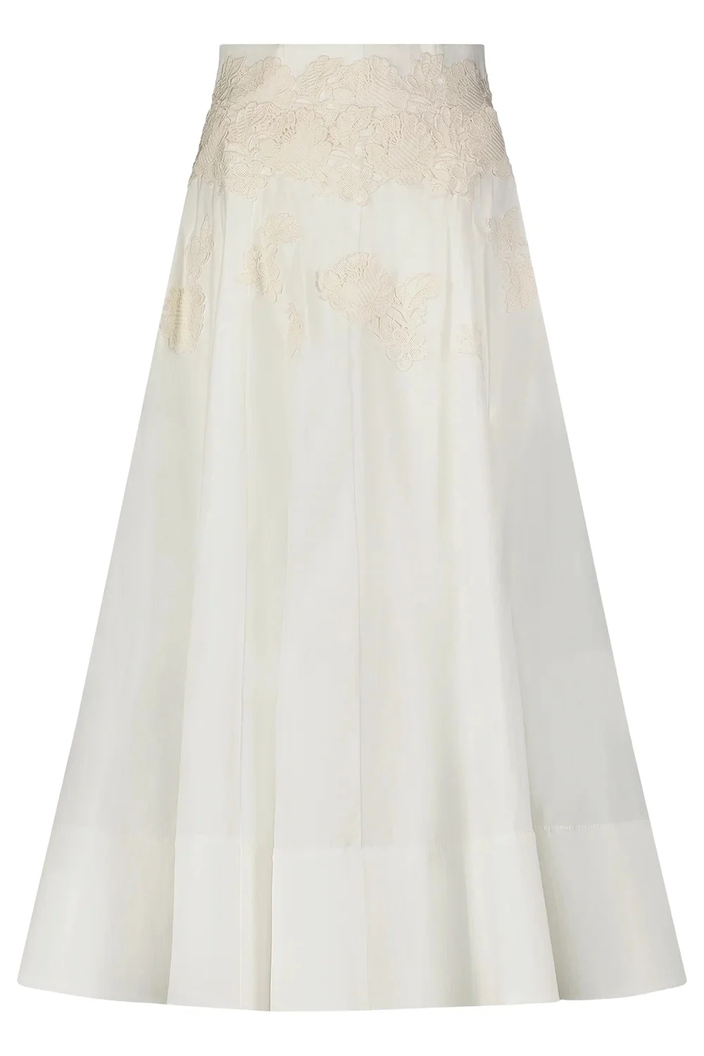 Lela Rose Parker Macrame Lace Skirt