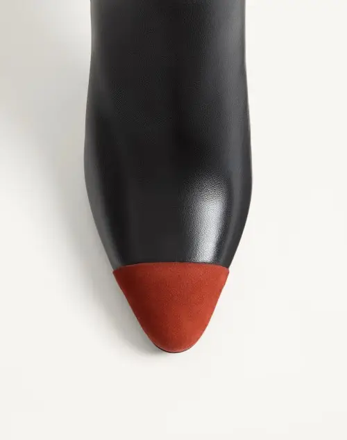 Valentino Garavani Sinead Ankle Boot in Nappa and Suede 85mm | Thumbnail 6 Valentino Garavani Sinead Ankle Boot in Nappa and Suede 85mm | Thumbnail 6
