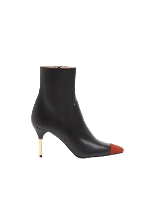 Sinead Ankle Boot in Nappa and Suede 85mm