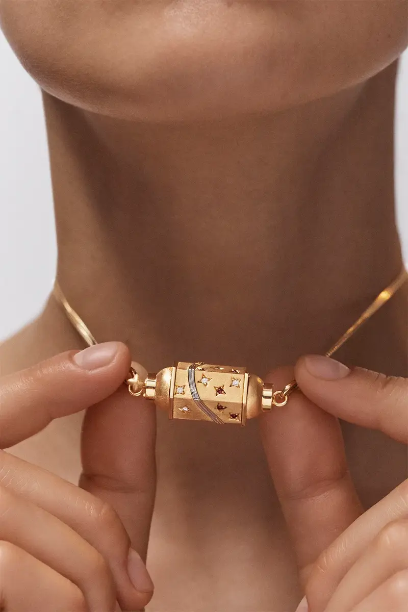 Marie Lichtenberg Milky Way Locket Necklace | Thumbnail 3 Marie Lichtenberg Milky Way Locket Necklace | Thumbnail 3