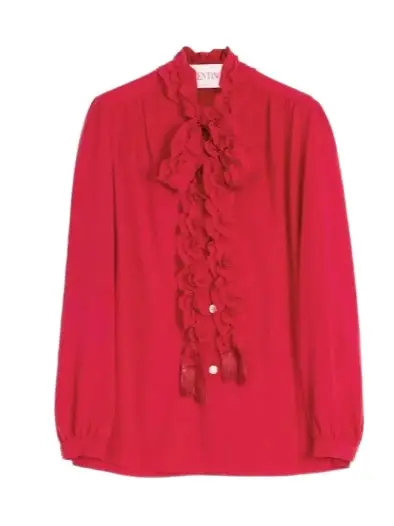 Valentino Garavani Crepe De Chine Shirt