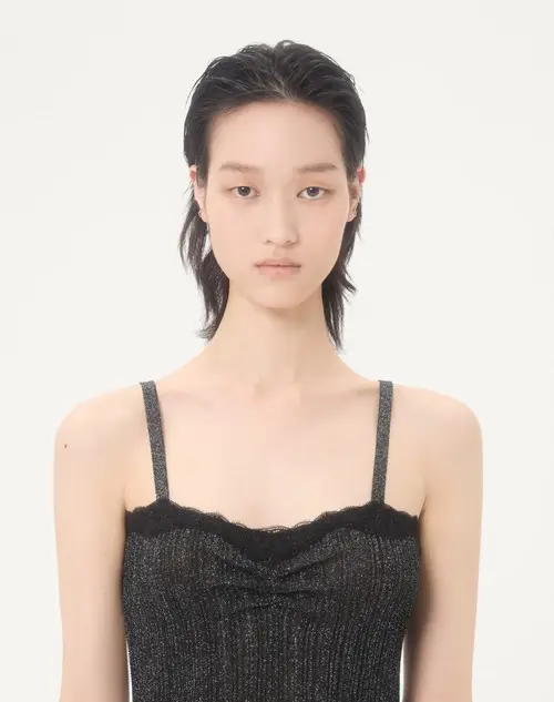 Valentino Garavani Lurex Knit Top | Thumbnail 3 Valentino Garavani Lurex Knit Top | Thumbnail 3