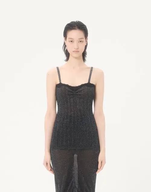 Valentino Garavani Lurex Knit Top | Thumbnail 4 Valentino Garavani Lurex Knit Top | Thumbnail 4