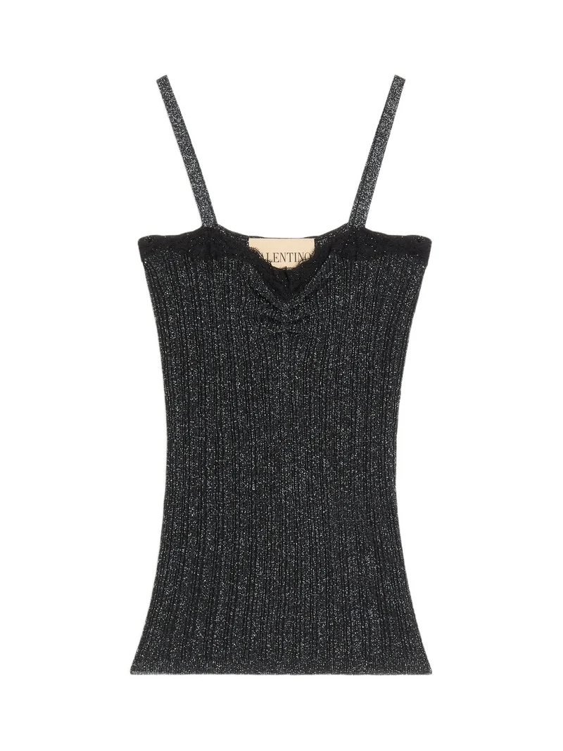 Valentino Garavani Lurex Knit Top