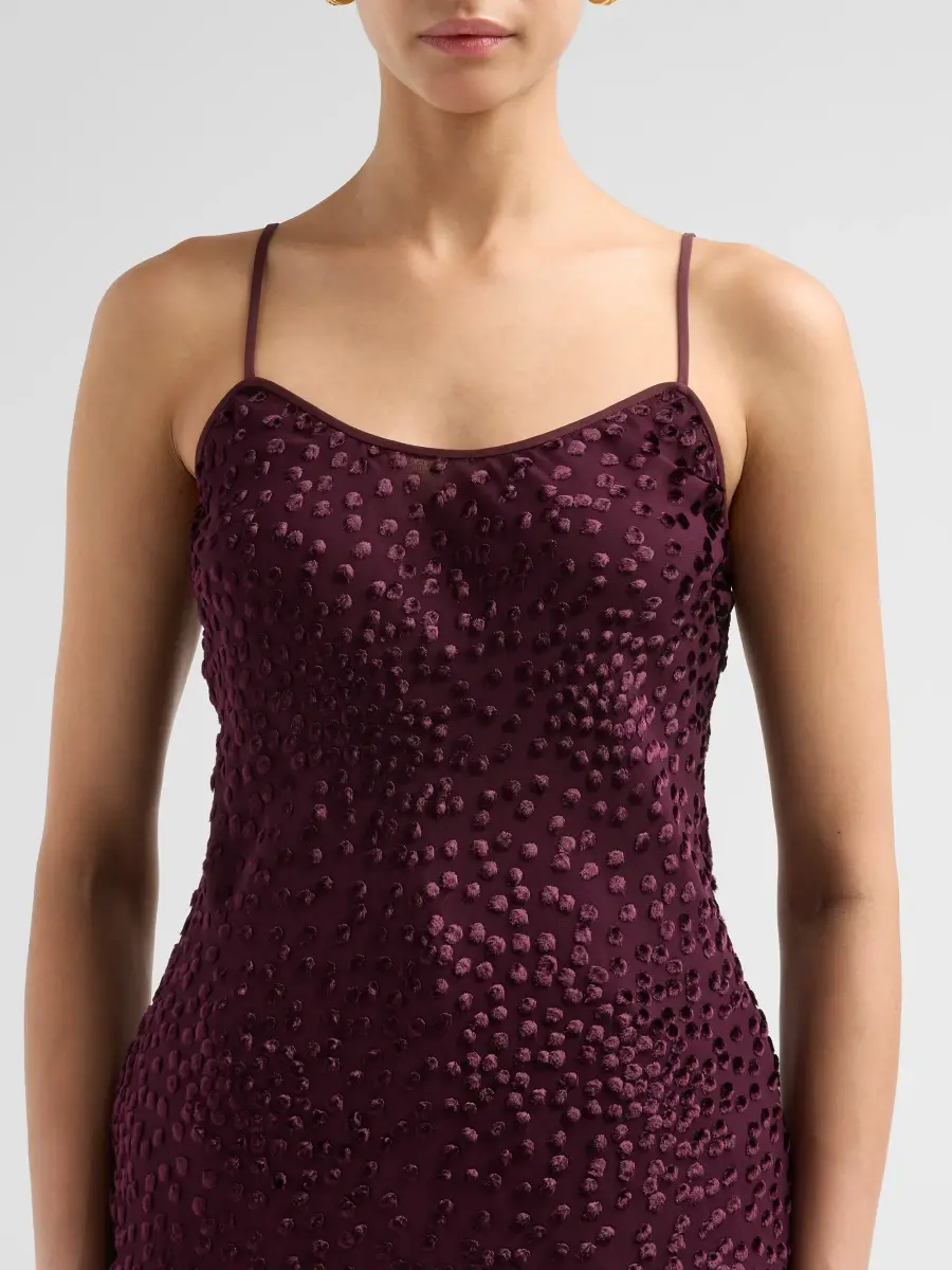 A.L.C. A. L.C. Women's Drew Burnout-Pattern Silk-Blend Top | Thumbnail 5
