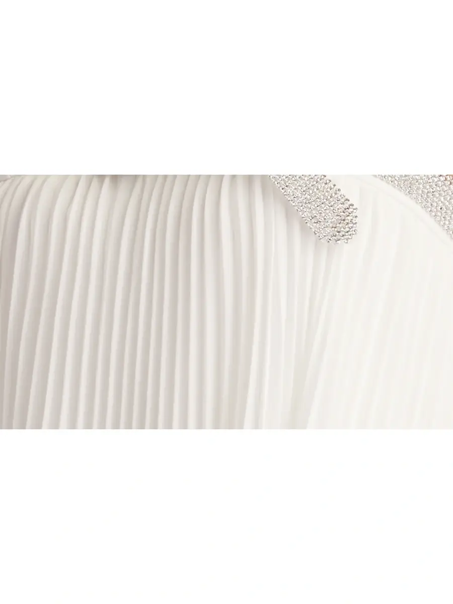 Sho by Tadashi Shoji Women's Chiffon Pleated Strapless Minidress | Thumbnail 7 Sho by Tadashi Shoji Women's Chiffon Pleated Strapless Minidress | Thumbnail 7